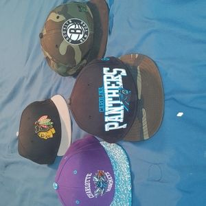 Chicago Blackhawks Charlotte Hornets Carolina Panthers Brooklyn Nets Snap Backs